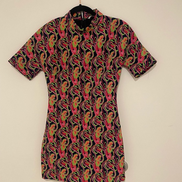 NWT ZARA multi color mini dress - Picture 8 of 15